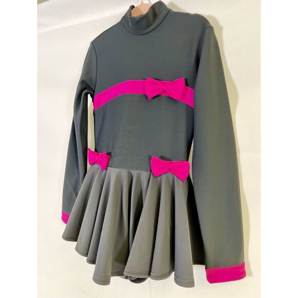 NWOT Figure Skating Fleece Lined Dress Ice Dance Competition Practice Size 6 - Picture 2 of 13